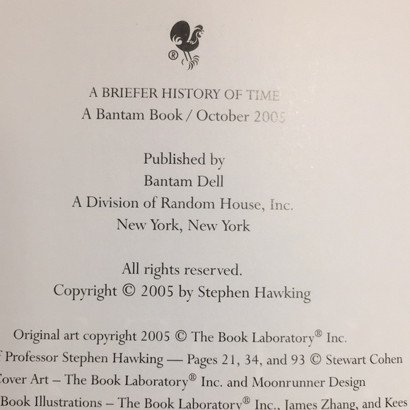 A Briefer History Of Time By Stephen Hawking w/ Leonard Mlodinow Hardcover Book - Picture 8 of 10